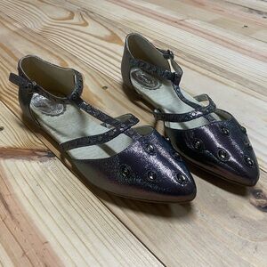 NWT - Joyfolie Winslow Flat in Gunmetal w10.5
